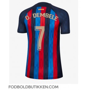 Barcelona Ousmane Dembele #7 Hjemmebanetrøje Dame 2022-23 Kortærmet